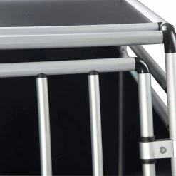 EUGAD Tiertransportbox, Hundetransportbox Alu Hundebox Reisebox Autobox für Husky Samojede Weimaraner Labrador Golden Retriever 90 x 65 x 69 cm XXL Schwarz Grau 34 EUGAD Tiertransportbox, Hundetransportbox Alu Hundebox Reisebox Autobox für Husky Samojede Weimaraner Labrador Golden Retriever 90 x 65 x 69 cm XXL Schwarz Grau -EUGAD Verkäufe 00944911 0562 5104 a7bd 3e7c84fd33a2