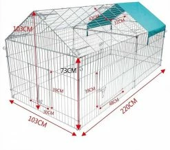 EUGAD Freigehege »0200HT«, Hasengehege Kaninchenstall Freilauf Gehege Kleintiergehege mit Ausbruchsperre Sonnenschutz -EUGAD Verkäufe 00d62d40 c91c 59c2 974b 47332d8cfff3