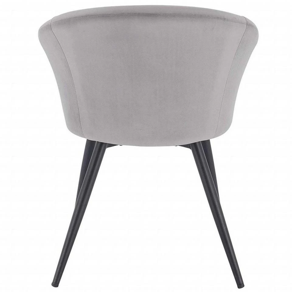 EUGAD Esszimmerstuhl, mit Armlehne, Retro Design, Samt, Metall Dunkelgrau Hellgrau, Schwarz 21 EUGAD Esszimmerstuhl, mit Armlehne, Retro Design, Samt, Metall Dunkelgrau Hellgrau, Schwarz – Bild 19