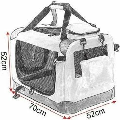 EUGAD Tiertransporttasche, Hundebox faltbar Hundetransportbox Blau -EUGAD Verkäufe 0535a4a7 355e 40ed 93f0 e8ea88910a04