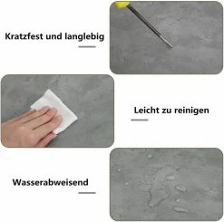 EUGAD Nachttisch (1-St), Nachtkommode, Kommode mit Schubladen und Ablagefach, Nachtschrank Industrial-Design Beistelltisch einfach Aufbau, für Schlafzimmer, Wohnzimmer Grau + Helle Eiche -EUGAD Verkäufe 0690253c 6061 4581 b3a2 bddc87e0f887