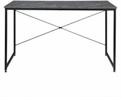 EUGAD Schreibtisch, mit Bücherregal 120x60x70 cm Schwarz Marmor Holz Vintage -EUGAD Verkäufe 08522383 4826 5437 b3b3 4ce9c1380143