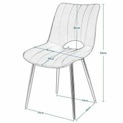 EUGAD Esszimmerstuhl (2 Stück), Küchenstuhl, Polsterstuhl, Wohnzimmerstuhl ohne Armlehne, Metallbeine, Samt, Dunkelgrau Hellgrau, Schwarz 46 EUGAD Esszimmerstuhl (2 Stück), Küchenstuhl, Polsterstuhl, Wohnzimmerstuhl ohne Armlehne, Metallbeine, Samt, Dunkelgrau Hellgrau, Schwarz -EUGAD Verkäufe 08c5c6c6 fdb4 4fdf ab07 223d27f7df37