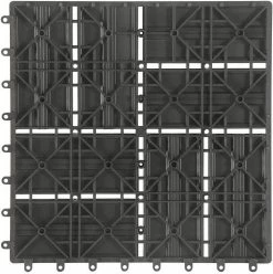EUGAD WPC-Fliesen, 22 Stück WPC Terrassenfliesen Klickfliesen 30x30cm Coffee Anthrazit, Dunkelgrau, Hellgrau -EUGAD Verkäufe 08ed383d 55de 5e9a bdbd fbe472fe0fc3