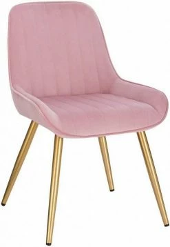 EUGAD Esszimmerstuhl, 4 Stücke Retro Küchenstuhl Sitzfläche aus Samt mit Metallbeine Dunkelgrün Bordeaux, Dunkelgrau, Dunkelgr&uuml;n, Hellgrau, Rosa, Schwarz -EUGAD Verkäufe 0f077c65 f8bc 5e41 83d2 a5131234063e