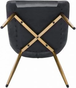 EUGAD Esszimmerstuhl, 6er-Set Küchenstühle Wohnzimmerstuhl mit Rückenlehne, Samt Sitzfläche, Gold Beine Schwarz Dunkelgrün, Grau, Rosa -EUGAD Verkäufe 0f456c49 30e0 54ee a66e bc829bf31086