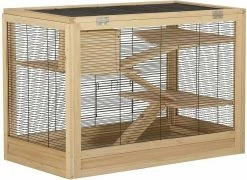 EUGAD Kleintierkäfig, Hamsterkäfig Holz Groß Mäusekäfig Nagerkäfig Nagervilla Dreistöckig 62x50x86cm -EUGAD Verkäufe 146e99b8 8d02 56e6 8b08 b7b7c0fb1a74