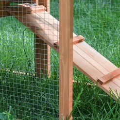 EUGAD Tierhaus, Kaninchenstall Kleintierstall Hasenkäfig, mit Treppe Wetterfest Doppelstöckig, Hellrot -EUGAD Verkäufe 153b9b0c 42d2 5944 9ea0 995b6ce1ddcc