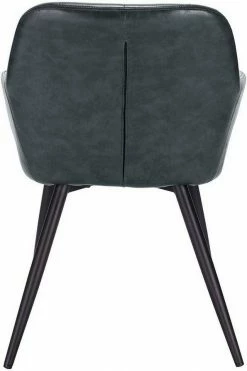 EUGAD Esszimmerstuhl, aus Kunstleder mit Armlehnen und Rückenlehne Gestell aus Metall Schwarz Braun, Dunkelbraun, Dunkelgrau -EUGAD Verkäufe 15951b4e a523 5b61 9591 503f43e2a335