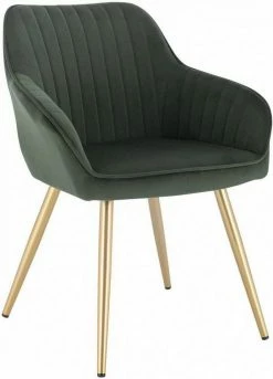 EUGAD Polsterstuhl (Set, 1 Stück), Esszimmerstuhl Küchenstuhl Samt, mit goldener Metallbeinen Blau, Bordeaux, Dunkelgrau, Dunkelgrün, Hellgrau, Rosa, Schwarz -EUGAD Verkäufe 15970dd7 15ec 5915 83cf 715c9f2ce48c