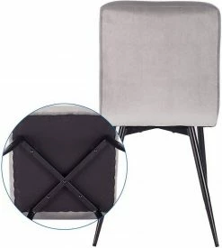 EUGAD Esszimmerstuhl (4 Stück), Polsterstuhl Wohnzimmerstuhl Samtstuhl Sessel mit Rückenlehne, Metallbeine, Sitzfläche aus Samt, Blau Creme, Dunkelgrau, Hellgrau, Rosa 43 EUGAD Esszimmerstuhl (4 Stück), Polsterstuhl Wohnzimmerstuhl Samtstuhl Sessel mit Rückenlehne, Metallbeine, Sitzfläche aus Samt, Blau Creme, Dunkelgrau, Hellgrau, Rosa -EUGAD Verkäufe 15bbdce2 7472 4f93 b923 48e6c9df8d1d