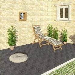 EUGAD WPC-Fliesen, 22 Stück WPC Terrassenfliesen Klickfliesen 30x30cm Coffee Anthrazit, Dunkelgrau, Hellgrau -EUGAD Verkäufe 165a39ea 1513 5c20 80c7 2ca1c2a4da09