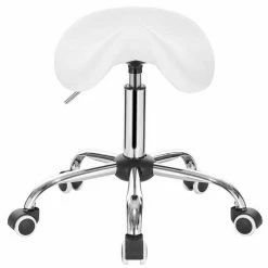 EUGAD Drehstuhl (1 Stück), Sattelhocker gepolstert höhenverstellbar aus Kunstleder Grau Schwarz, Weiß -EUGAD Verkäufe 16af4ea6 a254 56db ab21 a0b887e6a8d9