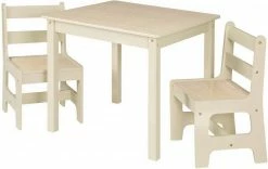EUGAD Sitzgruppe, Kindersitzgruppe 1 Kindertisch und 2 Kinderstühle Set aus MDF Kindersitzgarnitur Holzoptik Naturfarbe -EUGAD Verkäufe 16f7a396 2091 59a2 8dfd 437af87576c0