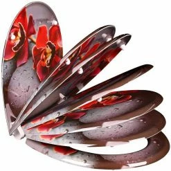 EUGAD WC-Sitz, Toilettendeckel mit Absenkautomatik rote Blume 10 EUGAD WC-Sitz, Toilettendeckel mit Absenkautomatik rote Blume -EUGAD Verkäufe 18006e2f e1e6 5ea9 9c9d 635a89fe8ede