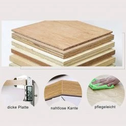 EUGAD Schreibtisch, Computertisch Esstisch Holz Stahl 80x60x70 cm Holz Vintage+schwarz Hell Eiche+schwarz, Hell Eiche+weiß, Marmor+schwarz -EUGAD Verkäufe 18f7777c 6c3e 5b69 82c3 9c12c8dcbc7f