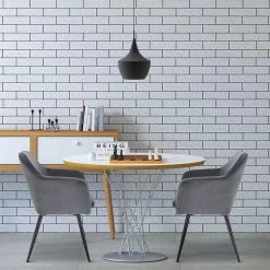 EUGAD Polsterstuhl (1 Stück), Küchenstuhl Samt Stuhl Sessel mit Armlehne, Metallbeine, für Esszimmer Wohnzimmer, Schwarz Dunkelgrau 43 EUGAD Polsterstuhl (1 Stück), Küchenstuhl Samt Stuhl Sessel mit Armlehne, Metallbeine, für Esszimmer Wohnzimmer, Schwarz Dunkelgrau -EUGAD Verkäufe 1a8f44ea f82e 5948 a6bf dc4c4c71ed80