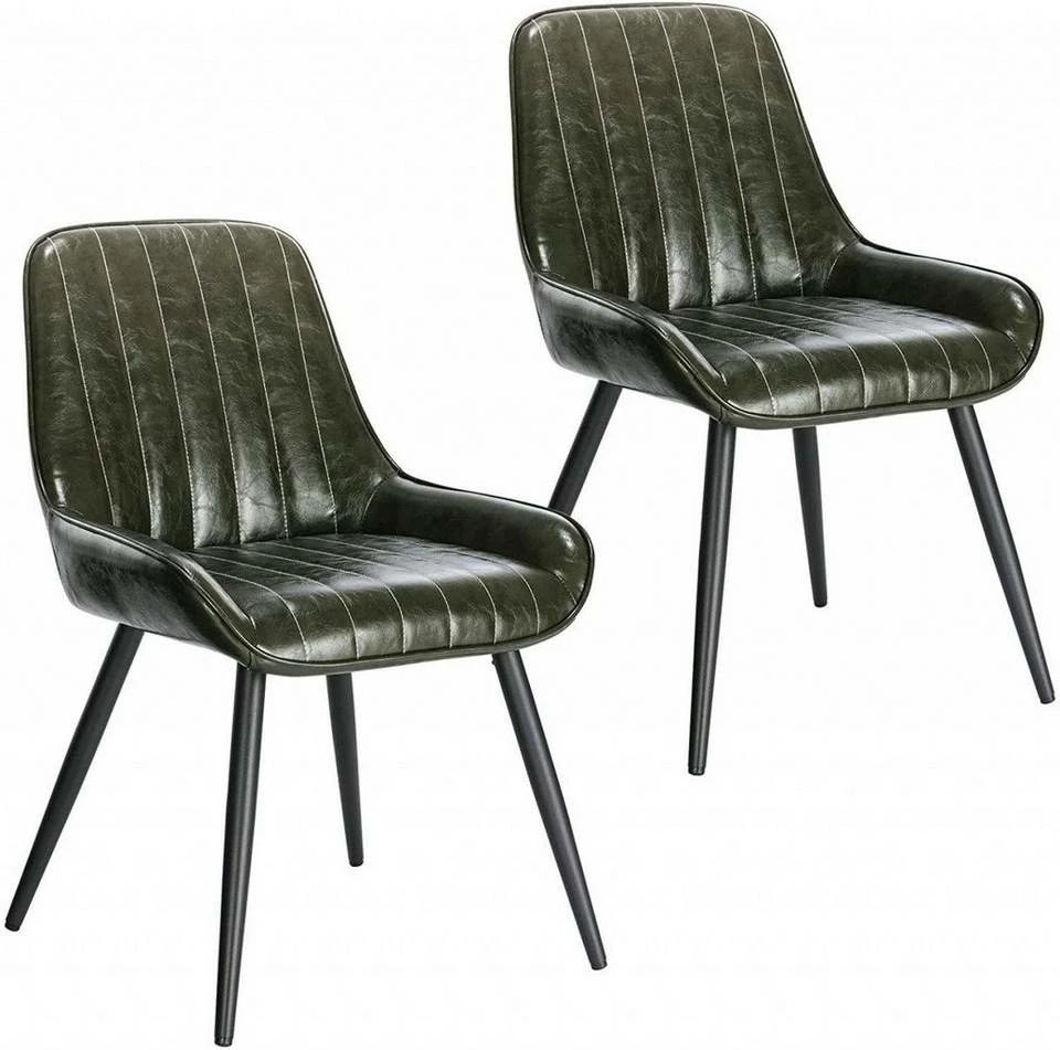 EUGAD Esszimmerstuhl, 2 Stücke Esszimmerstuhl Küchenstuhl Kunstleder Braun, Dunkelbraun, Dunkelgrün, Grau, Schwarz 31 EUGAD Esszimmerstuhl, 2 Stücke Esszimmerstuhl Küchenstuhl Kunstleder Braun, Dunkelbraun, Dunkelgrün, Grau, Schwarz – Bild 29