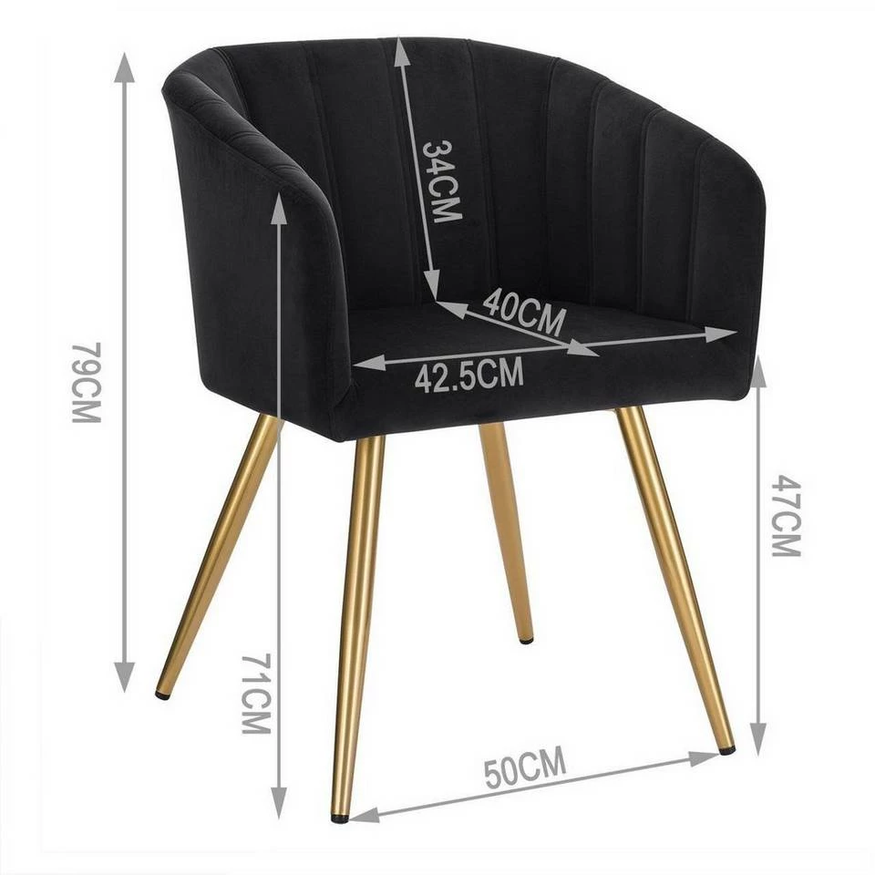 EUGAD Esszimmerstuhl (4 Stück), 4er-Set Esszimmerstuhl Polsterstuhl aus Samt Dunkelgrün Dunkelgrau, Dunkelgrün, Rosa, Schwarz 14 EUGAD Esszimmerstuhl (4 Stück), 4er-Set Esszimmerstuhl Polsterstuhl aus Samt Dunkelgrün Dunkelgrau, Dunkelgrün, Rosa, Schwarz – Bild 12