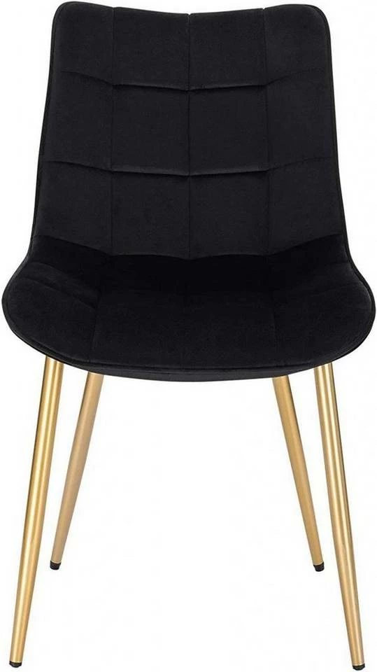 EUGAD Esszimmerstuhl, 4er-Set Küchenstühle Wohnzimmerstuhl mit Rückenlehne, Samt Sitzfläche, Gold Beine Grau Dunkelgrün, Rosa, Schwarz 15 EUGAD Esszimmerstuhl, 4er-Set Küchenstühle Wohnzimmerstuhl mit Rückenlehne, Samt Sitzfläche, Gold Beine Grau Dunkelgrün, Rosa, Schwarz – Bild 13