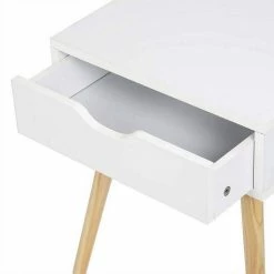 EUGAD Nachttisch, 2er-Set Beistelltisch mit Schublade Nachtkommode, Holzbeine MDF, Weiß -EUGAD Verkäufe 1baed9d6 69c0 548e afd3 6ccbc9e5fcd6