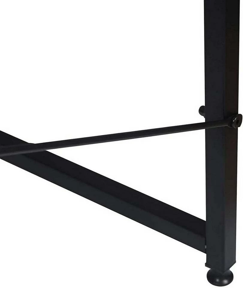 EUGAD Schreibtisch, mit Bücherregal 120x74x71,5 cm Schwarz Marmor Holz Vintage 11 EUGAD Schreibtisch, mit Bücherregal 120x74x71,5 cm Schwarz Marmor Holz Vintage – Bild 9