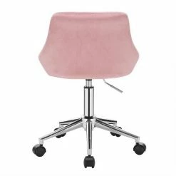 EUGAD Schreibtischstuhl (1 Stück), Bürohocker Rollhocker mit Rollen, Samt, höhenverstellbar, Rosa Dunkellgrau, Hellgrau -EUGAD Verkäufe 1c0cabbf 9ffa 5443 a789 09256ce2142b