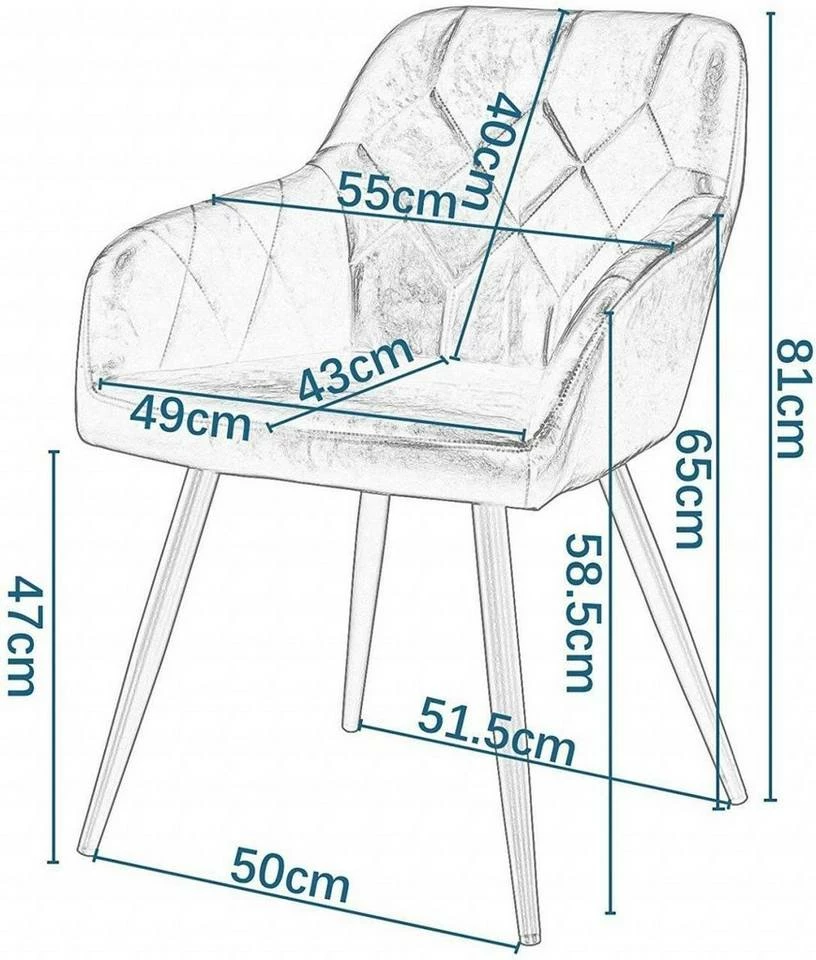 EUGAD Esszimmerstuhl, 6er-Set Esszimmerstuhl aus Kunstleder Metallbeine Schwarz Dunkelbraun 13 EUGAD Esszimmerstuhl, 6er-Set Esszimmerstuhl aus Kunstleder Metallbeine Schwarz Dunkelbraun – Bild 11