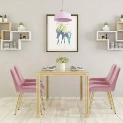 EUGAD Esszimmerstuhl (2 Stück), Küchenstuhl Wohnzimmerstuhl Sitzfläche aus Samt mit Metallbeine,Stuhl für Esszimmer Wohnzimmer Küche, Hellgrau Bordeaux, Dunkelgrau, Dunkelgrün, Rosa 64 EUGAD Esszimmerstuhl (2 Stück), Küchenstuhl Wohnzimmerstuhl Sitzfläche aus Samt mit Metallbeine,Stuhl für Esszimmer Wohnzimmer Küche, Hellgrau Bordeaux, Dunkelgrau, Dunkelgrün, Rosa -EUGAD Verkäufe 1cc7d9ec 064c 4da0 867d 38d7ca5f289a