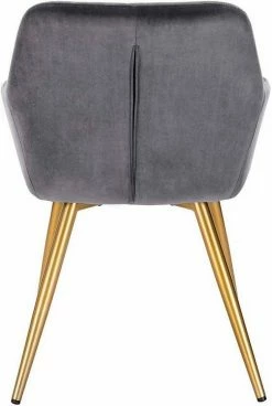 EUGAD Esszimmerstuhl (2 Stück), Wohnzimmerstuhl mit Armlehnen und Rückenlehne aus Samt Polsterstuhl Metallbeine in Gold Dunkelgrau Dunkelgrau | Dunkelgrau, Schwarz | Schwarz -EUGAD Verkäufe 1e77619b 7352 592b a175 e84f9c2429b3