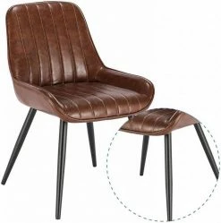 EUGAD Esszimmerstuhl, 2 Stücke Esszimmerstuhl Küchenstuhl Kunstleder Braun, Dunkelbraun, Dunkelgrün, Grau, Schwarz 63 EUGAD Esszimmerstuhl, 2 Stücke Esszimmerstuhl Küchenstuhl Kunstleder Braun, Dunkelbraun, Dunkelgrün, Grau, Schwarz -EUGAD Verkäufe 1fb3b178 da3f 5d36 b70e 673644a56e8c