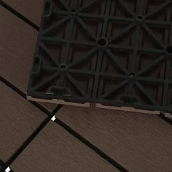 EUGAD WPC-Fliesen, 22 Stück WPC Terrassenfliesen in T-Form 30x30cm Dunkelgrau Anthrazit, Braun, Hellgrau 55 EUGAD WPC-Fliesen, 22 Stück WPC Terrassenfliesen in T-Form 30x30cm Dunkelgrau Anthrazit, Braun, Hellgrau -EUGAD Verkäufe 20852df3 5a72 5109 859e 5ddf2232b28c