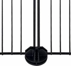 EUGAD Freigehege, Freigehege für Kaninchen Hasen Meerschweinchen Welpenauslauf Laufgitter mit Tür Doppelstöckig DIY 22 Platten Schwarz 140 x 70 x 70 cm -EUGAD Verkäufe 20d59c00 3639 5824 8fc1 933bd1afc29d