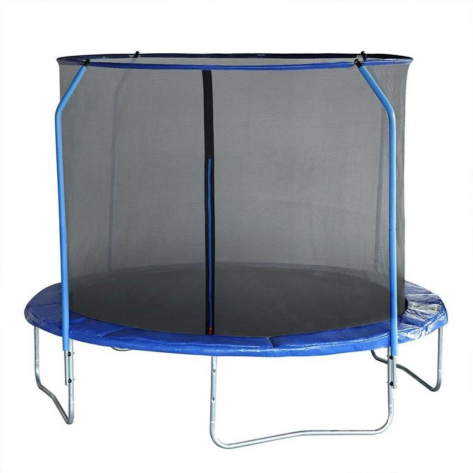 EUGAD Gartentrampolin, Trampolin 305 cm mit Sicherheitsnetz Blau 3 EUGAD Gartentrampolin, Trampolin 305 cm mit Sicherheitsnetz Blau