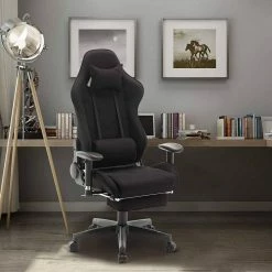 EUGAD Gaming Chair, Bürostuhl, Gaming Stuhl, Stoffbezug Rot Grau, Schwarz -EUGAD Verkäufe 22a327ce b026 5e90 a772 daa8d935a80e