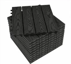 EUGAD WPC-Fliesen, WPC Fliesen Klickfliesen in Holzoptik 22 Stücke für 2m² Hellgrau Anthrazit, Braun, Coffee -EUGAD Verkäufe 231fb56f 5ce4 5da8 b0e3 c8a529d1f829