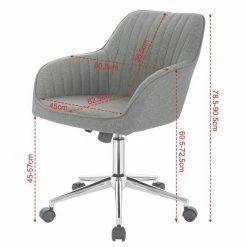 EUGAD Schreibtischstuhl, Bürostuhl Bürohocker Rollhocker aus Leinen Hellgrau Duneklgrau 25 EUGAD Schreibtischstuhl, Bürostuhl Bürohocker Rollhocker aus Leinen Hellgrau Duneklgrau -EUGAD Verkäufe 239ad41a 99bd 5309 84ab 004aa0087d5c