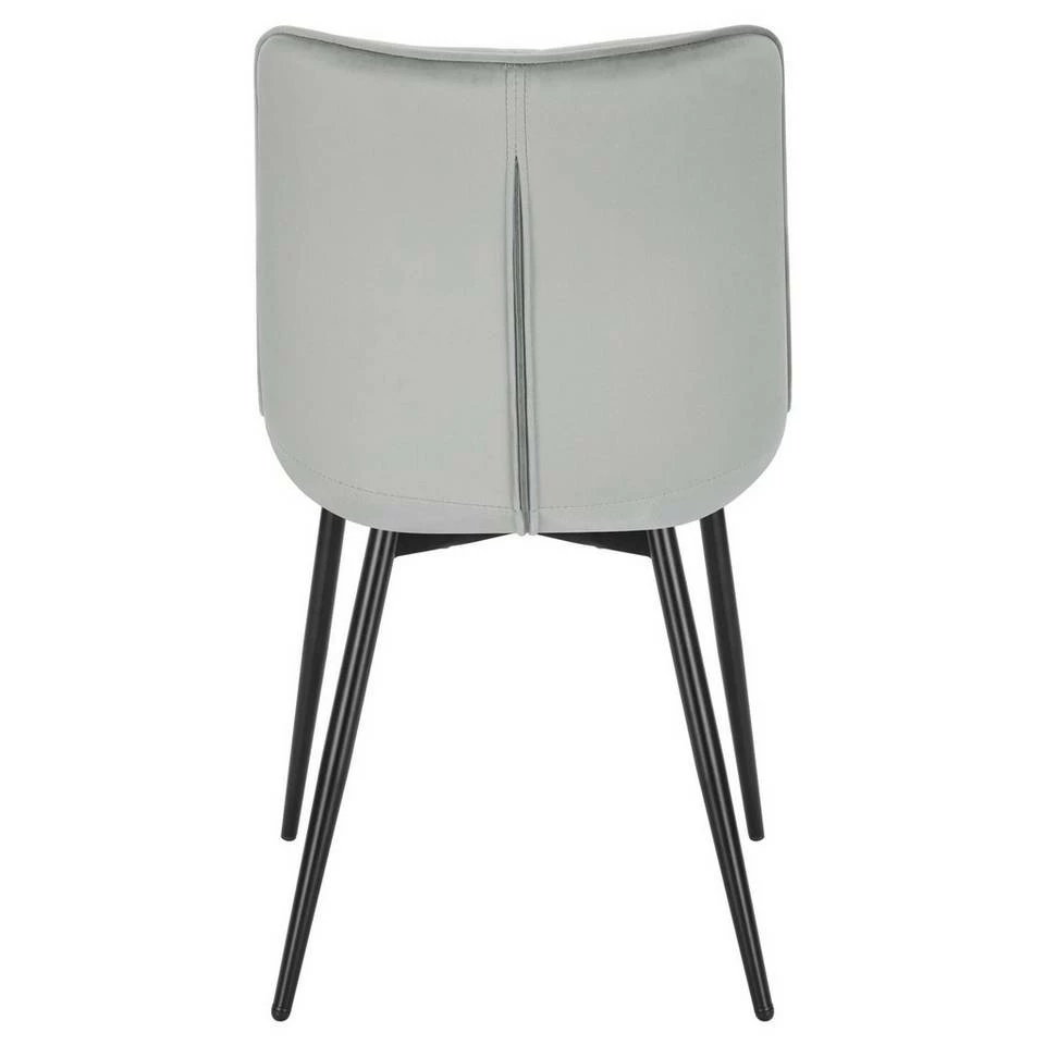 EUGAD Esszimmerstuhl (2 Stück), Küchenstuhl, Polsterstuhl Stuhl,Wohnzimmerstuhl ohne Armlehne, Metallbeine, Samt, Hellgrau Dunkelgrau, Schwarz 9 EUGAD Esszimmerstuhl (2 Stück), Küchenstuhl, Polsterstuhl Stuhl,Wohnzimmerstuhl ohne Armlehne, Metallbeine, Samt, Hellgrau Dunkelgrau, Schwarz – Bild 7