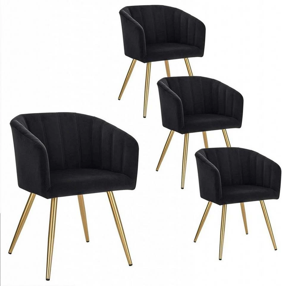 EUGAD Esszimmerstuhl (4 Stück), 4er-Set Esszimmerstuhl Polsterstuhl aus Samt Dunkelgrün Dunkelgrau, Dunkelgrün, Rosa, Schwarz 12 EUGAD Esszimmerstuhl (4 Stück), 4er-Set Esszimmerstuhl Polsterstuhl aus Samt Dunkelgrün Dunkelgrau, Dunkelgrün, Rosa, Schwarz – Bild 10