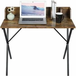 EUGAD Schreibtisch, 90x50x73CM Bürotisch PC Tisch Arbeitstisch für Home, Büro Metall + MDF Holzoptik Vintage -EUGAD Verkäufe 24f8c6db fd04 51b1 a93f 9ab4c447331f