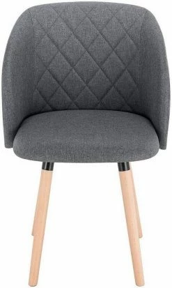 EUGAD Esszimmerstuhl, 2er-Set Esszimmerstuhl gepolsterte Sitzfläche aus Leinen Massivholz -EUGAD Verkäufe 261eec5b 9c51 5c12 af65 f494b35cc0c7