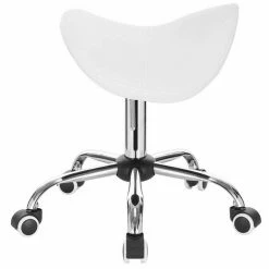 EUGAD Drehstuhl (1 Stück), Sattelhocker gepolstert höhenverstellbar aus Kunstleder Grau Schwarz, Weiß -EUGAD Verkäufe 26fd1579 62f3 5390 8e15 6984d79c397b