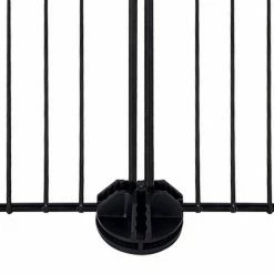 EUGAD Freigehege, Freigehege Kaninchen mit Stauraum Hasen Meerschweinchen Welpenauslauf Laufgitter mit Tür&Treppe DIY Schwarz 30 Platten (35x35cm/Platte) 105 x 70 x 70 cm -EUGAD Verkäufe 271f6ed2 0baa 5a20 afa2 3d7dbbce7f03