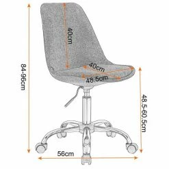 EUGAD Schreibtischstuhl, Arbeitshocker, Stoffbezug, 360° drehbar, Dunkelgrau Duneklgrau, Hellgrau 17 EUGAD Schreibtischstuhl, Arbeitshocker, Stoffbezug, 360° drehbar, Dunkelgrau Duneklgrau, Hellgrau -EUGAD Verkäufe 294bf731 8a9b 515b 9bd4 48e9548cc19e