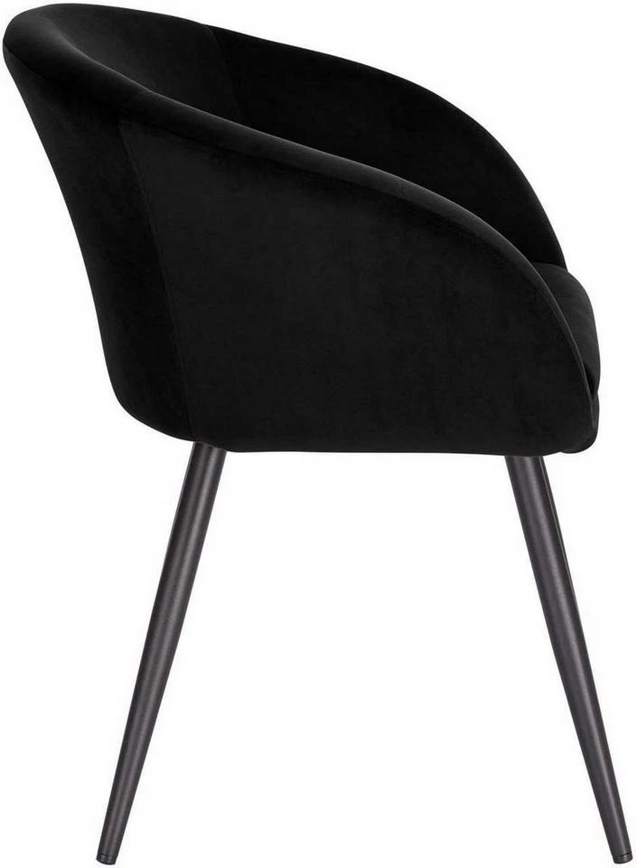 EUGAD Esszimmerstuhl, mit Armlehne, Retro Design, Samt, Metall Dunkelgrau Hellgrau, Schwarz 12 EUGAD Esszimmerstuhl, mit Armlehne, Retro Design, Samt, Metall Dunkelgrau Hellgrau, Schwarz – Bild 10