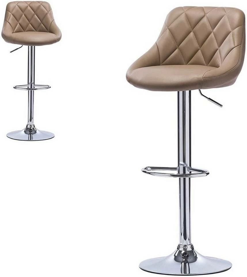 EUGAD Barhocker, 2er-Set Barstühle, höhenverstellbar, 360°drehbar Weiß Bordeaux, Cremeweiß, Grau, Khaki, Rot, Schwarz, Weiß 9 EUGAD Barhocker, 2er-Set Barstühle, höhenverstellbar, 360°drehbar Weiß Bordeaux, Cremeweiß, Grau, Khaki, Rot, Schwarz, Weiß – Bild 7