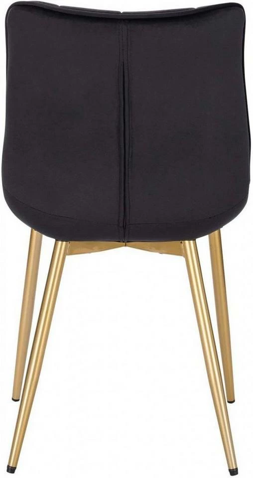 EUGAD Esszimmerstuhl, 4er-Set Küchenstühle Wohnzimmerstuhl mit Rückenlehne, Samt Sitzfläche, Gold Beine Grau Dunkelgrün, Rosa, Schwarz 16 EUGAD Esszimmerstuhl, 4er-Set Küchenstühle Wohnzimmerstuhl mit Rückenlehne, Samt Sitzfläche, Gold Beine Grau Dunkelgrün, Rosa, Schwarz – Bild 14