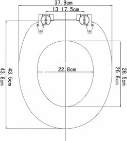 EUGAD WC-Sitz (1-St), Toilettensitz, WC Sitz mit Absenkautomatik, MDF, Holz, Softclose Scharnier Grüne Blätter, Holzfarbe, Lilie, Seestern, Seestern Am Strand, Seestern Sonnenuntergang, Stone, ‎Lila Blume und Stones -EUGAD Verkäufe 2d957593 46ab 4a35 ba61 2323d156d16f