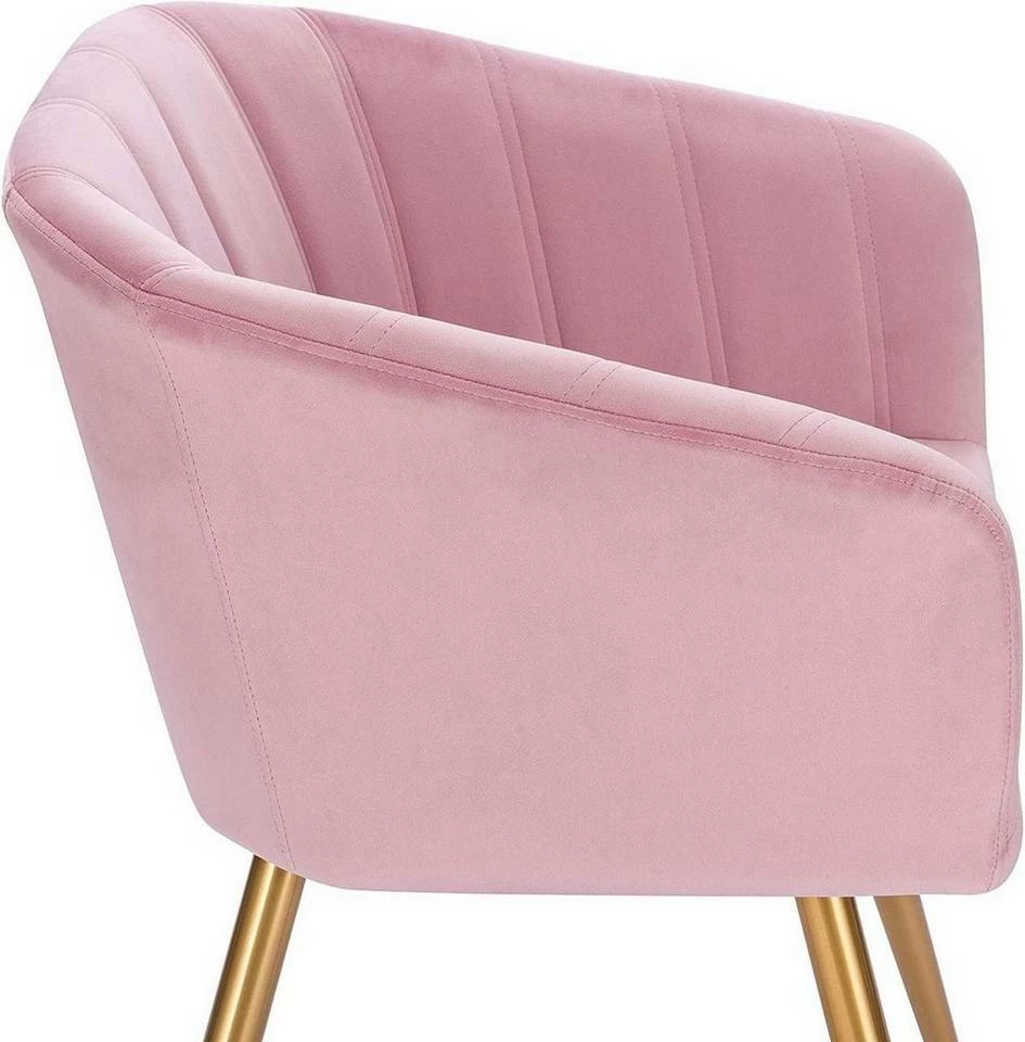 EUGAD Esszimmerstuhl, mit Rückenlehne Samt Gestell aus Stahl,Gold Beine Dunkelgrün Dunkelgrau, Dunkelgrün, Rosa, Schwarz 19 EUGAD Esszimmerstuhl, mit Rückenlehne Samt Gestell aus Stahl,Gold Beine Dunkelgrün Dunkelgrau, Dunkelgrün, Rosa, Schwarz – Bild 17