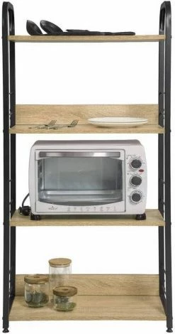 EUGAD Küchenregal, Standregal Metallregal mit 4 Ablagen, Breite 30 cm -EUGAD Verkäufe 2ea7adac 3373 5dd0 bb4f 1fd54b77da29